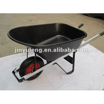 80L heavy duty wheelbarrow WB6600for garden and building with wood handle cheap